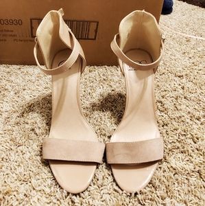 Heels with ankle strap